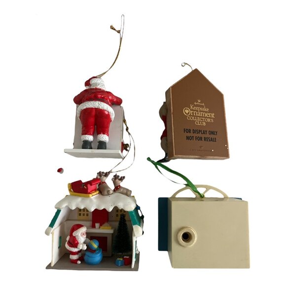 Lot of 4 Vintage Christmas Ornaments – 1991 Rennoc House, 1992 Santa’s Best Pupp - Picture 2 of 5